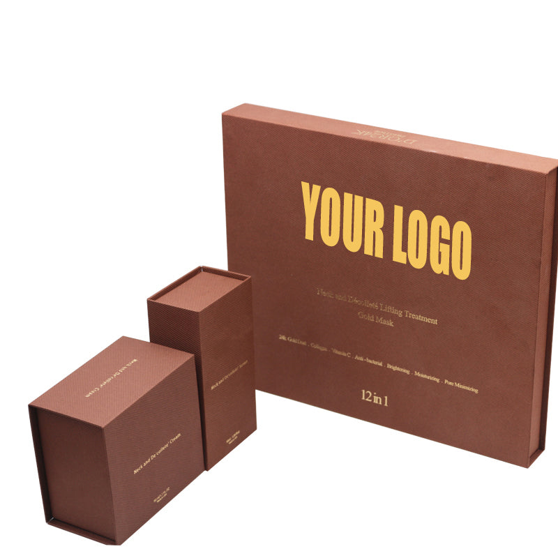 Kuala Lampur Custom Brown Book Shaped Gift Cosmetics Package