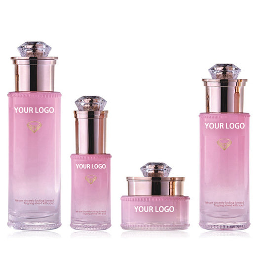 Kairo Luxury Pink Cosmetic Bottle Jars